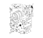 Whirlpool YWED95HEXL0 bulkhead parts diagram