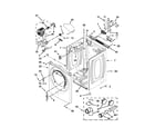 Whirlpool WED97HEXW1 cabinet parts diagram