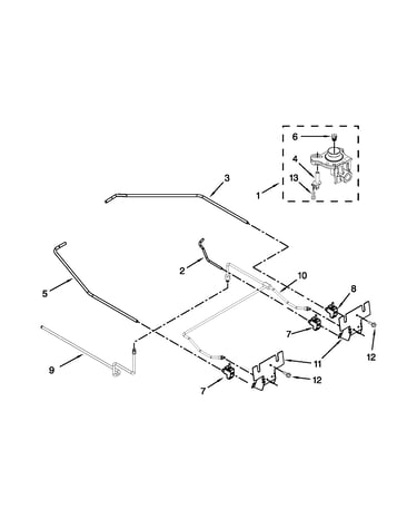 Cooktop burner parts