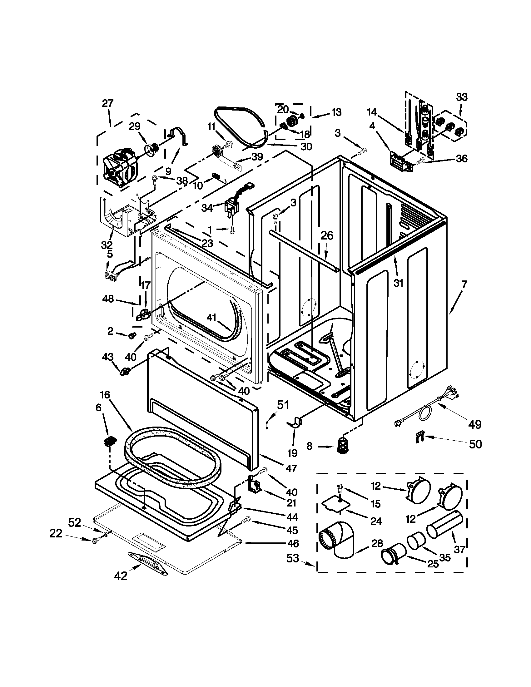 Cabinet parts