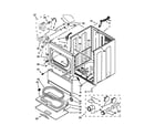 Whirlpool WGD5610XW2 cabinet parts diagram