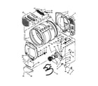 Whirlpool WGD5610XW2 bulkhead parts diagram