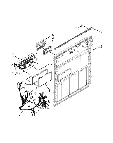 Inner door parts