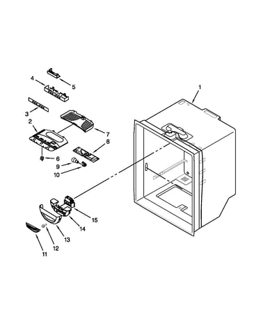 Refrigerator liner parts