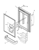 Refrigerator door parts