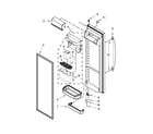 KitchenAid KSF22C4CYY00 refrigerator door parts diagram
