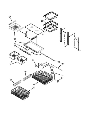 Shelf parts