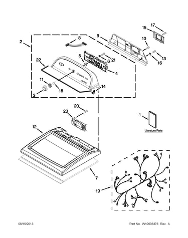 Top and console parts
