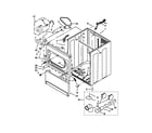 Whirlpool WGD5700AC1 cabinet parts diagram