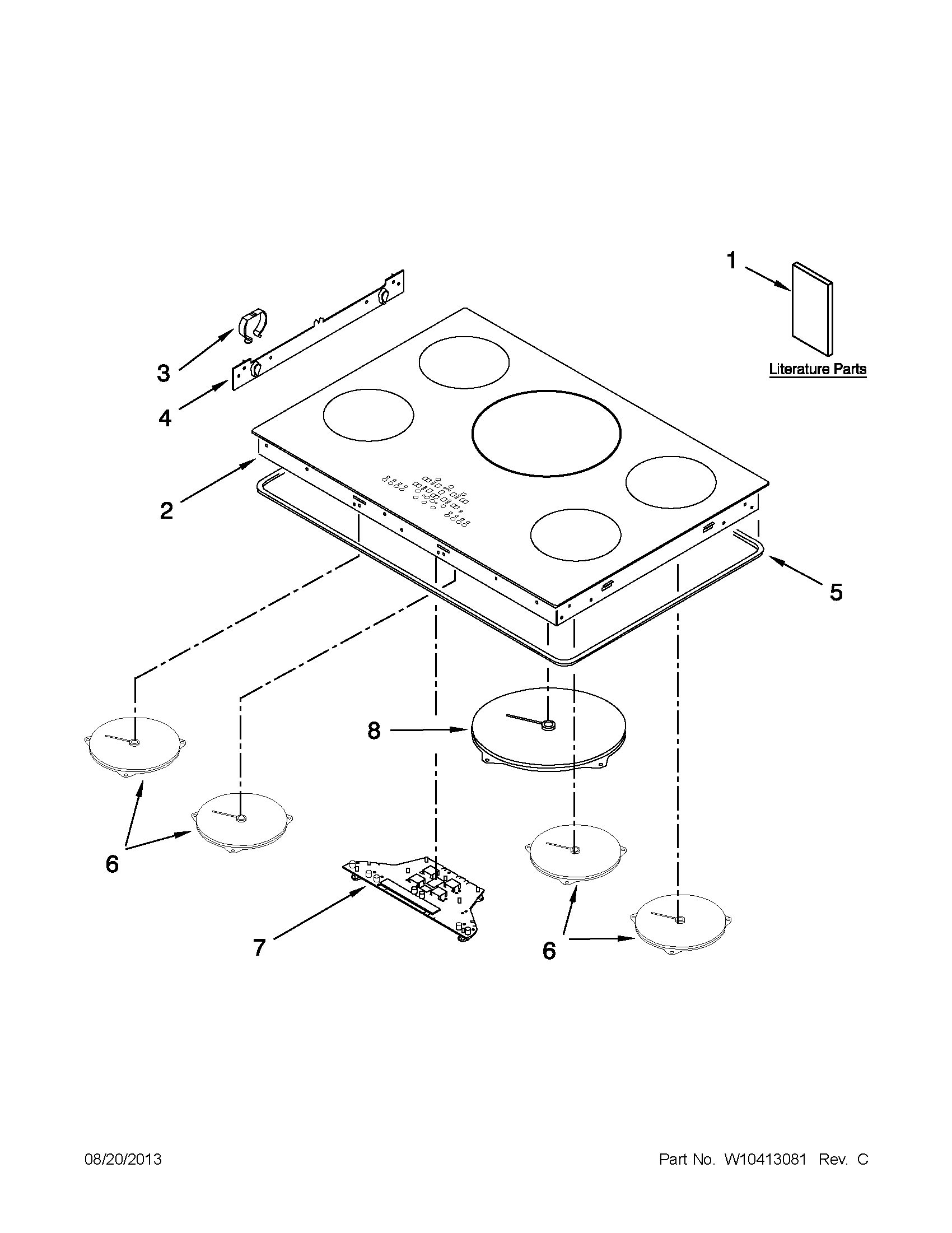 Cooktop parts