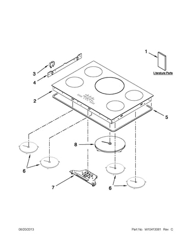 Cooktop parts