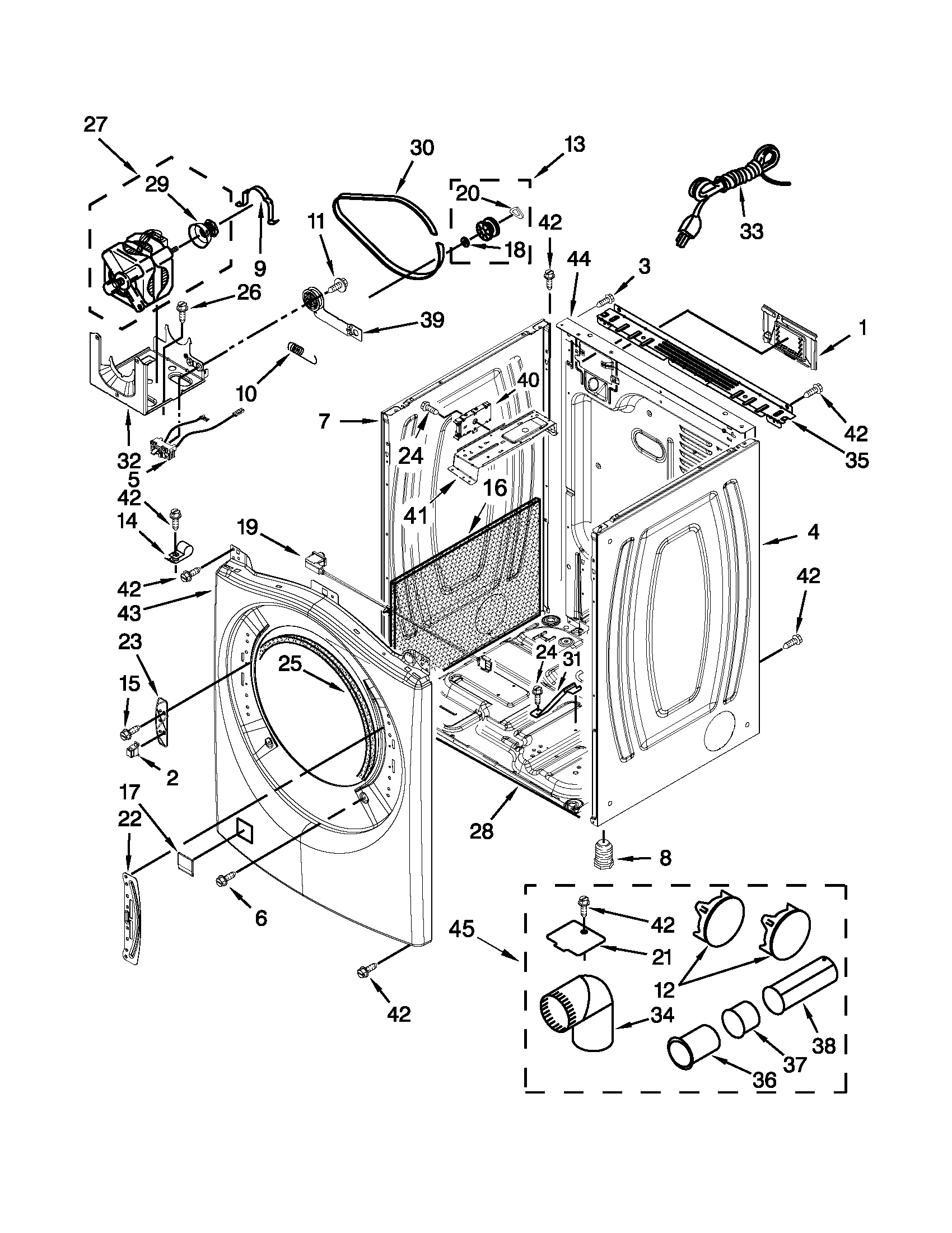 Cabinet parts