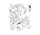 Amana NGD5700BW0 bulkhead parts diagram