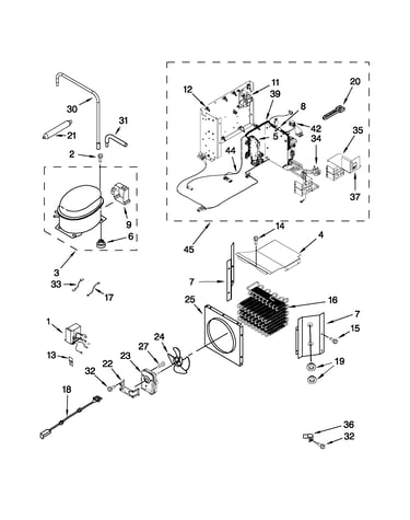 Upper unit parts