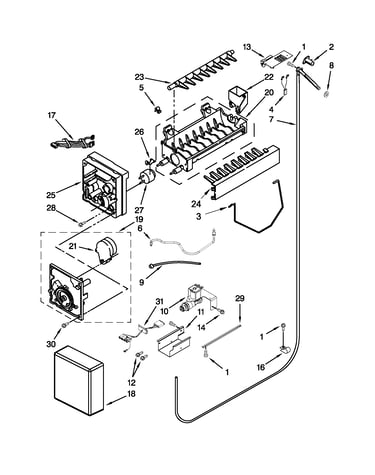 Ice maker parts