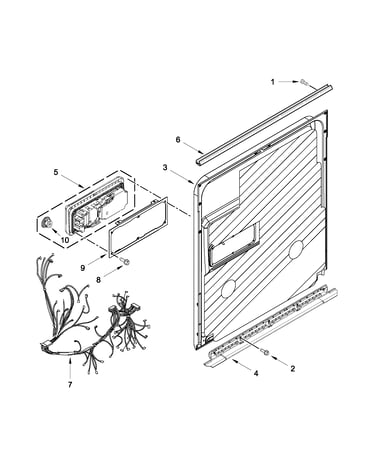 Inner door parts