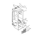 Whirlpool ED5HHAXVL00 refrigerator liner parts diagram