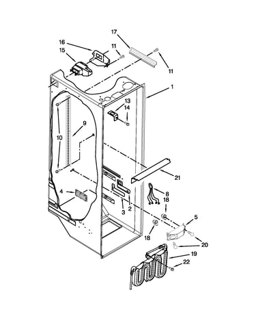 Refrigerator liner parts