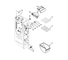 Whirlpool ED5HHAXVL00 freezer liner parts diagram