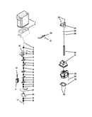 Motor and ice bin parts