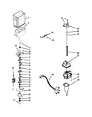 Motor and ice container parts