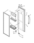 Refrigerator door parts