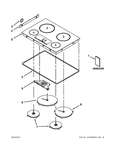 Cooktop parts