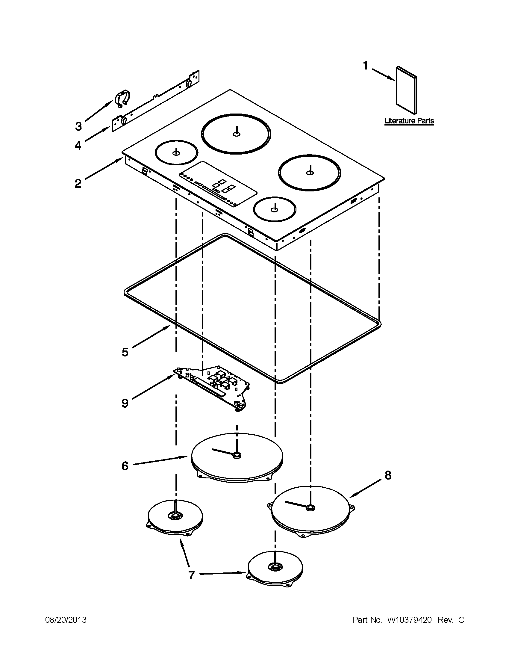 COOKTOP PARTS