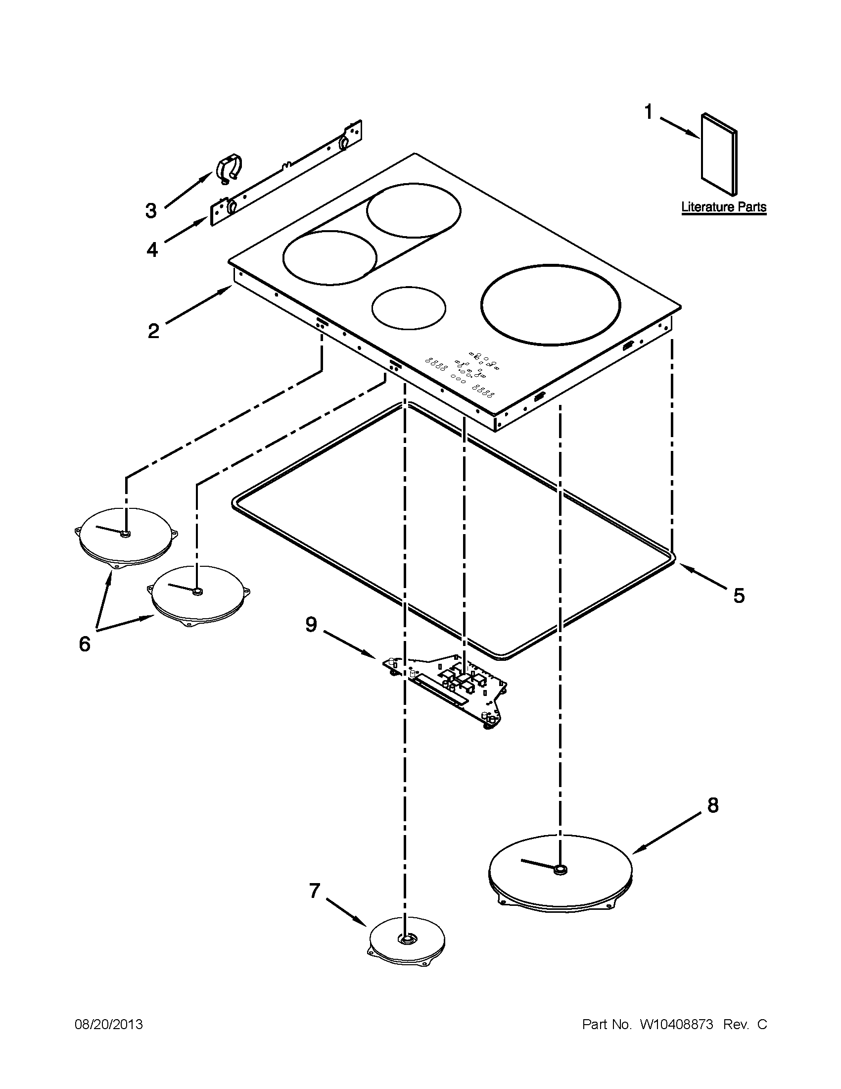 COOKTOP PARTS