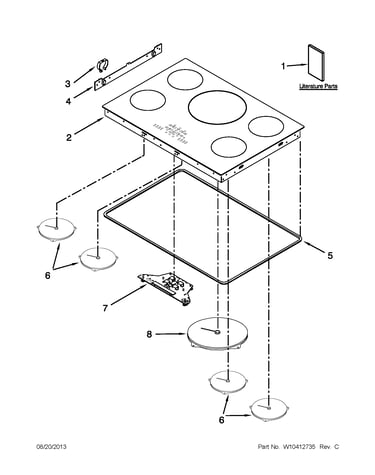 Cooktop parts