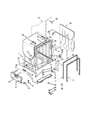 Tub, tank and frame parts