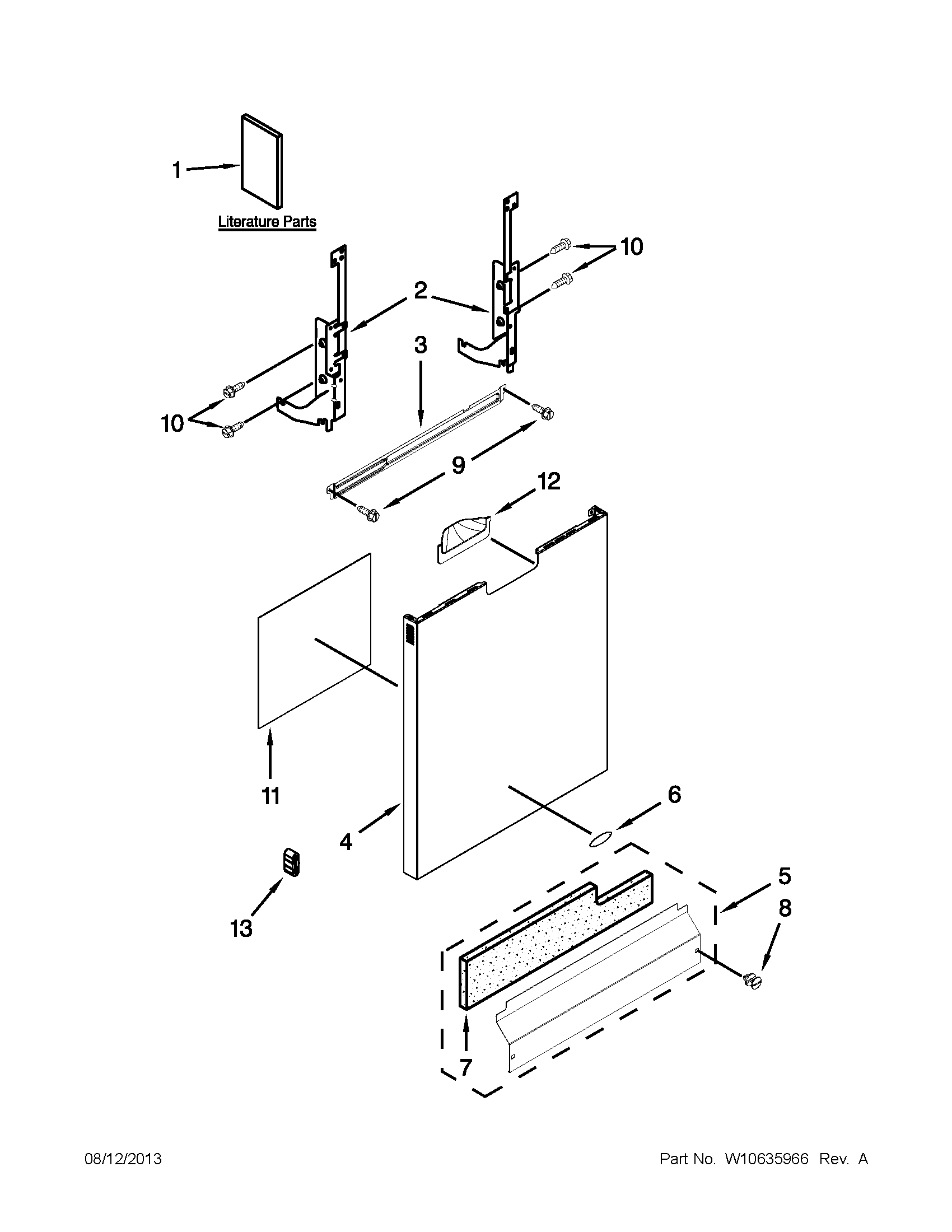 Door panel parts