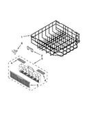 Lower rack parts