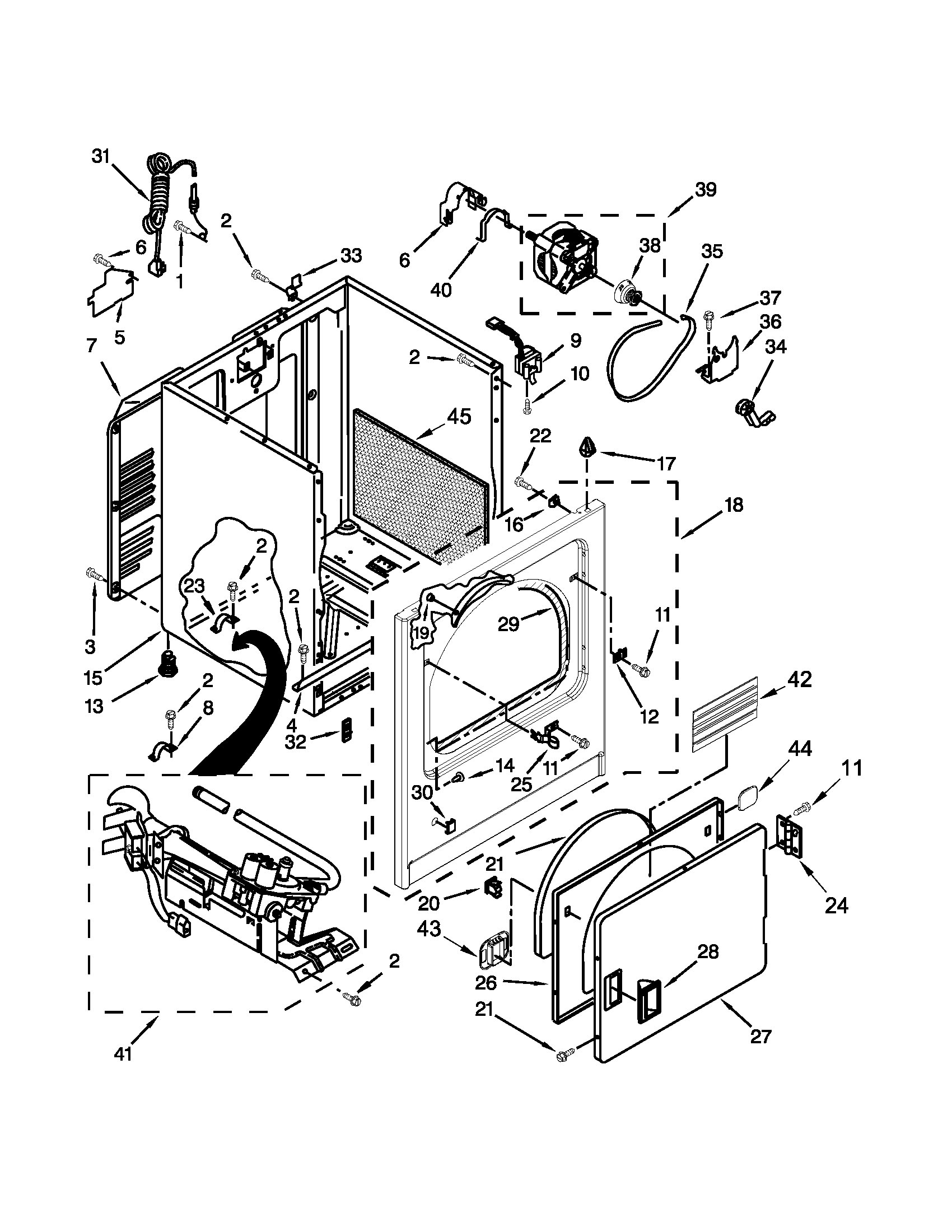 Cabinet parts