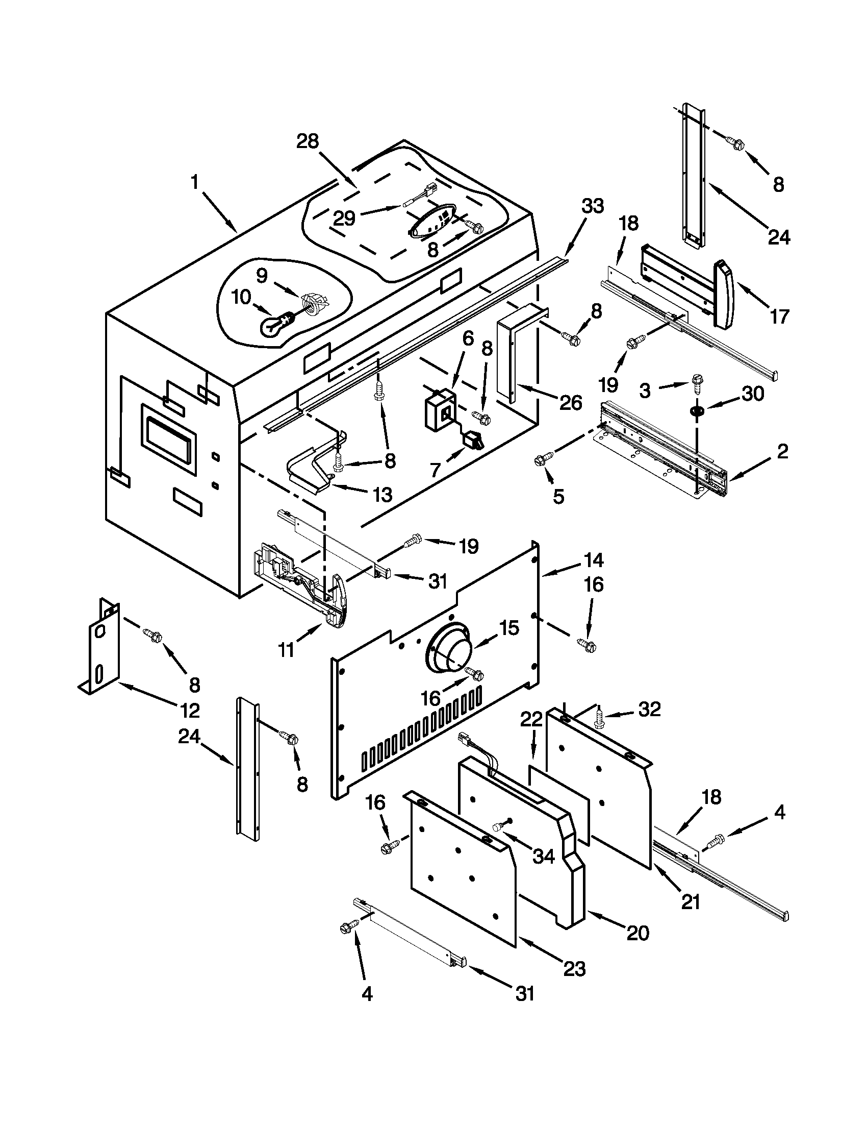 Freezer liner parts