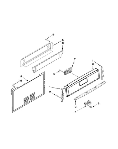Control panel parts