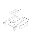 Drawer and rack parts