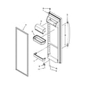 Amana ASD2275BRW00 refrigerator door parts diagram