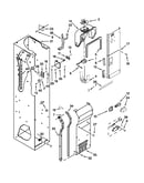 Freezer liner and air flow parts