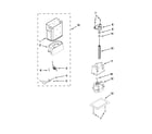Jenn-Air JS42SEDUDW15 motor and ice container parts diagram