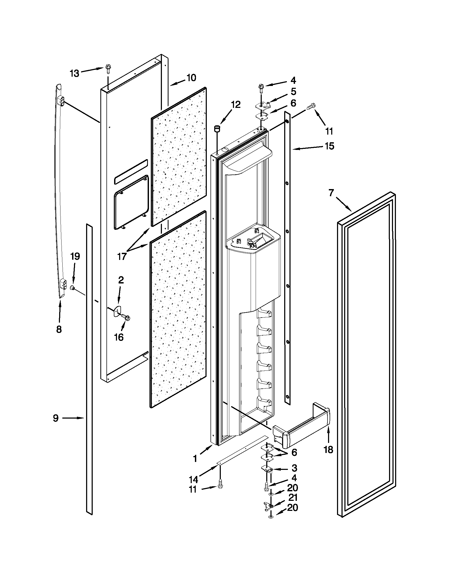 FREEZER DOOR PARTS