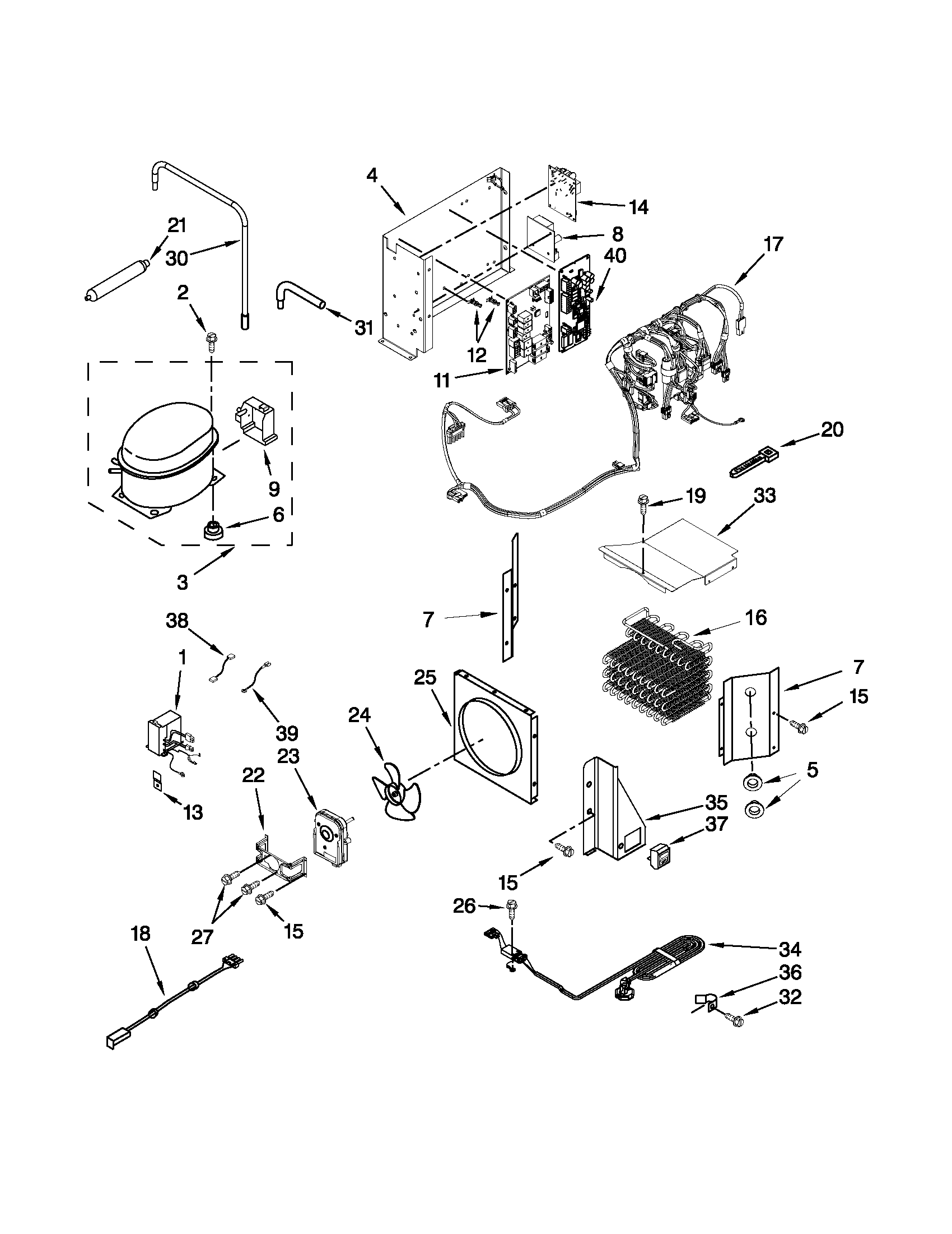 UPPER UNIT PARTS