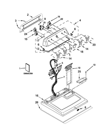 Top and console parts