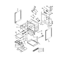 Whirlpool YWFE710H0BW0 chassis parts diagram