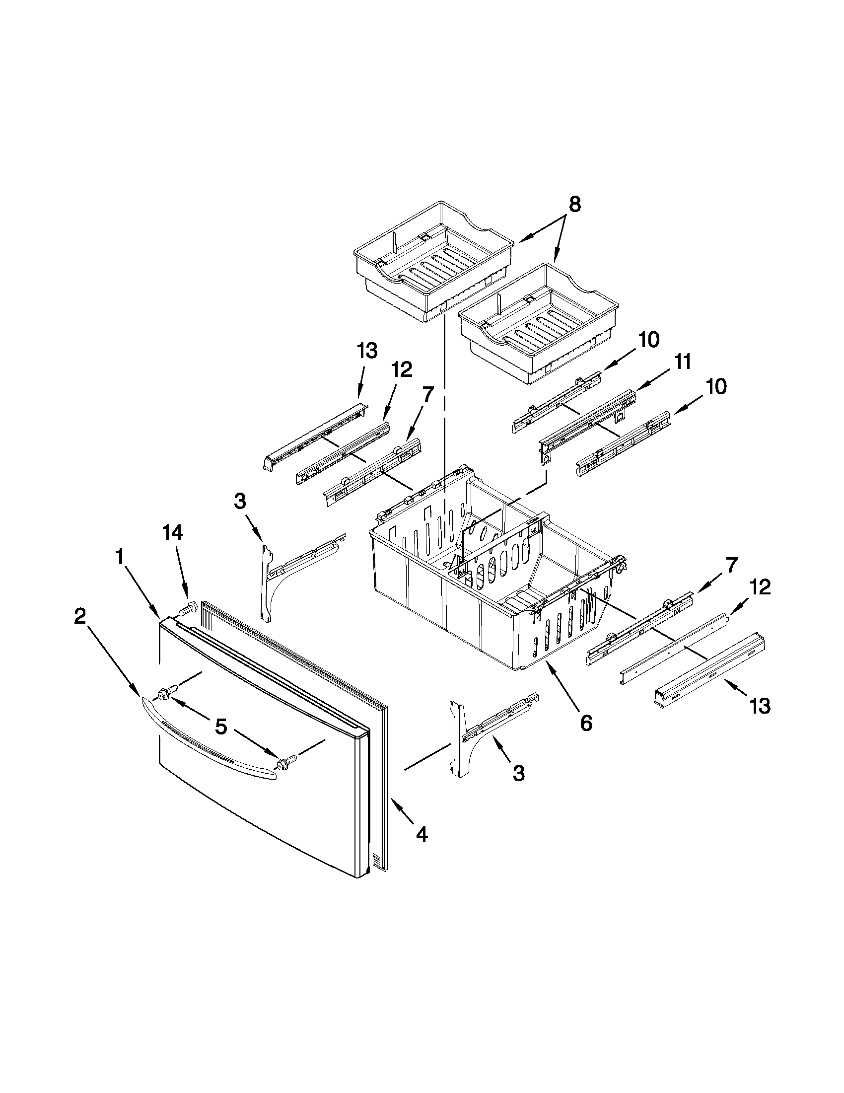 FREEZER DOOR PARTS