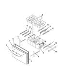 Freezer door parts