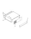 Top grille and unit cover parts