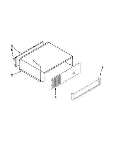 Top grille and unit cover parts