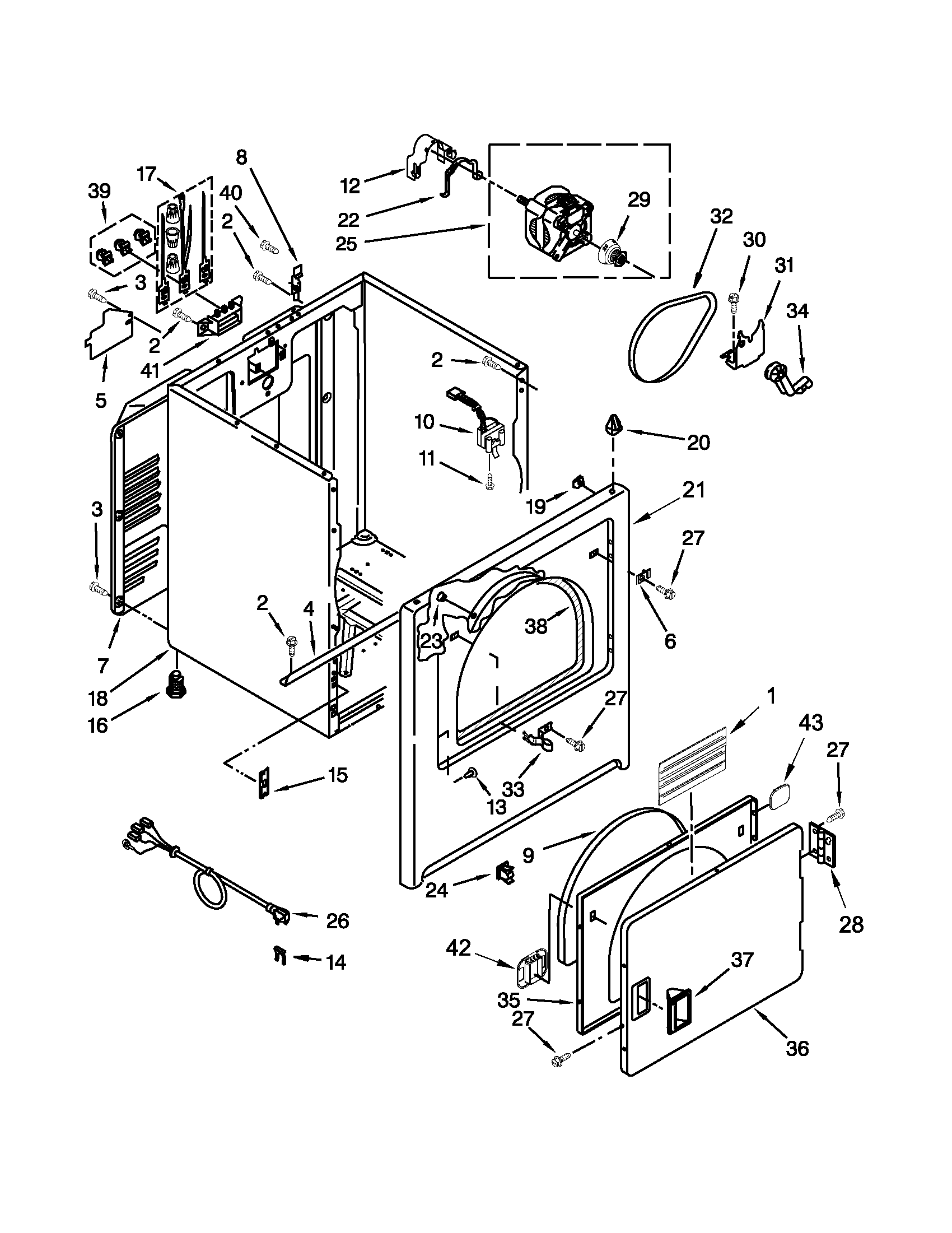 Cabinet parts
