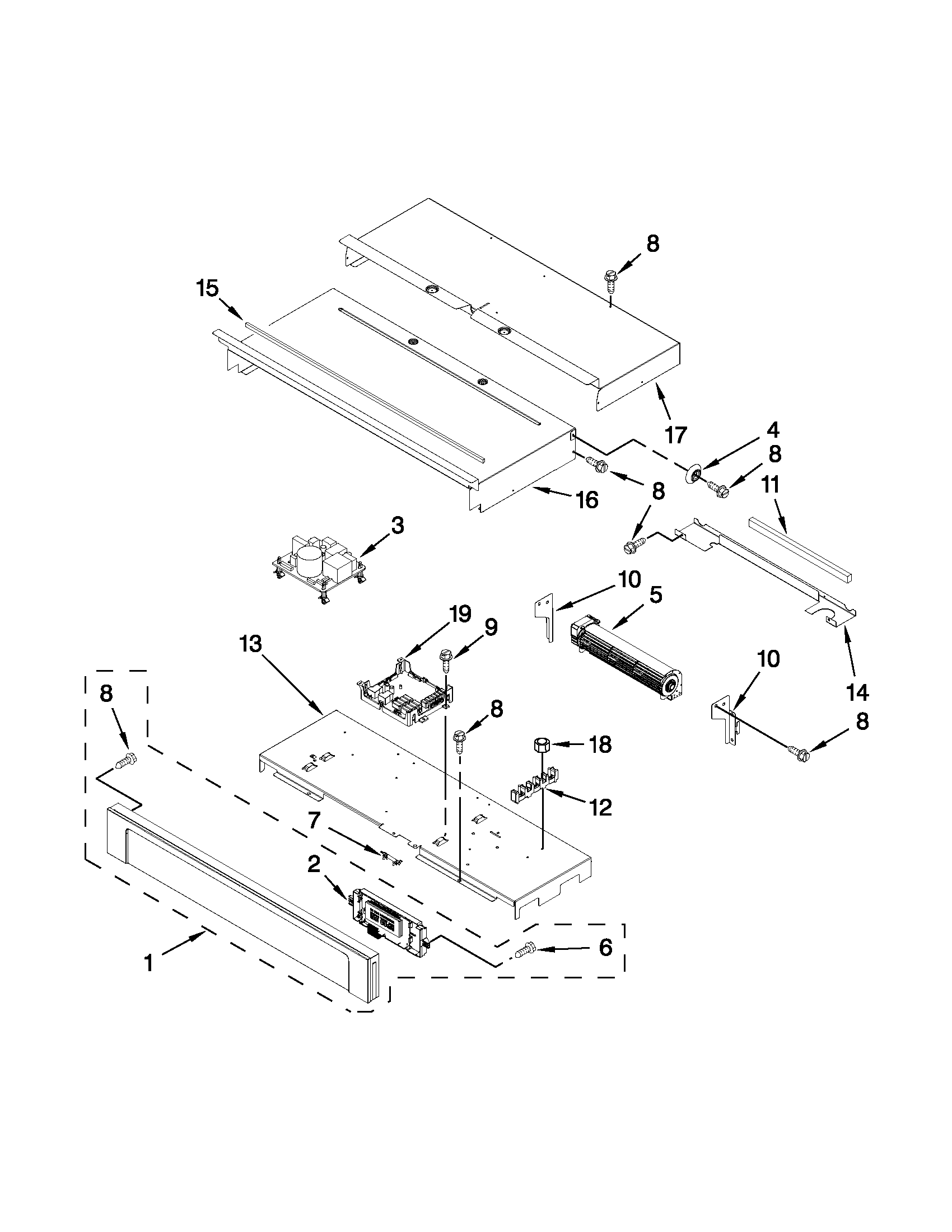 Control panel parts